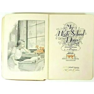 H.C.Caldwell Co Copyright 1908 Antiquel A Book Of Records High School Days 1920